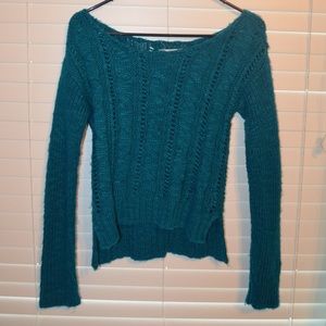 Aeropostale Aqua Knit Sweater